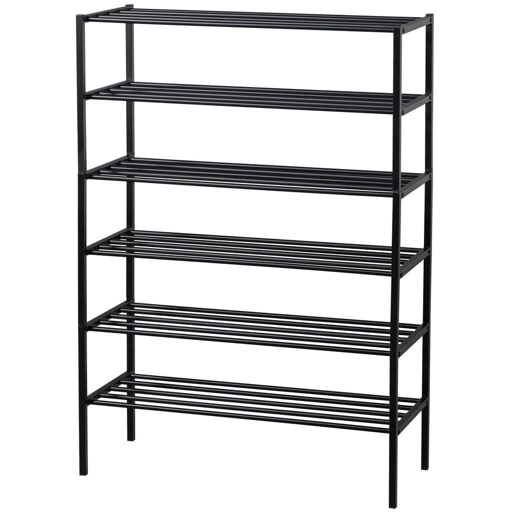 WOOOD WOOOD Ferro Schoenenrek - Metaal - Zwart - 120x85x35