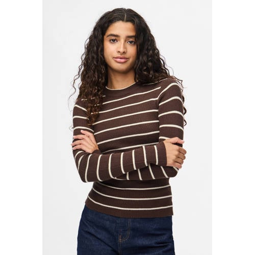 PIECES pullover trui bruin afbeelding