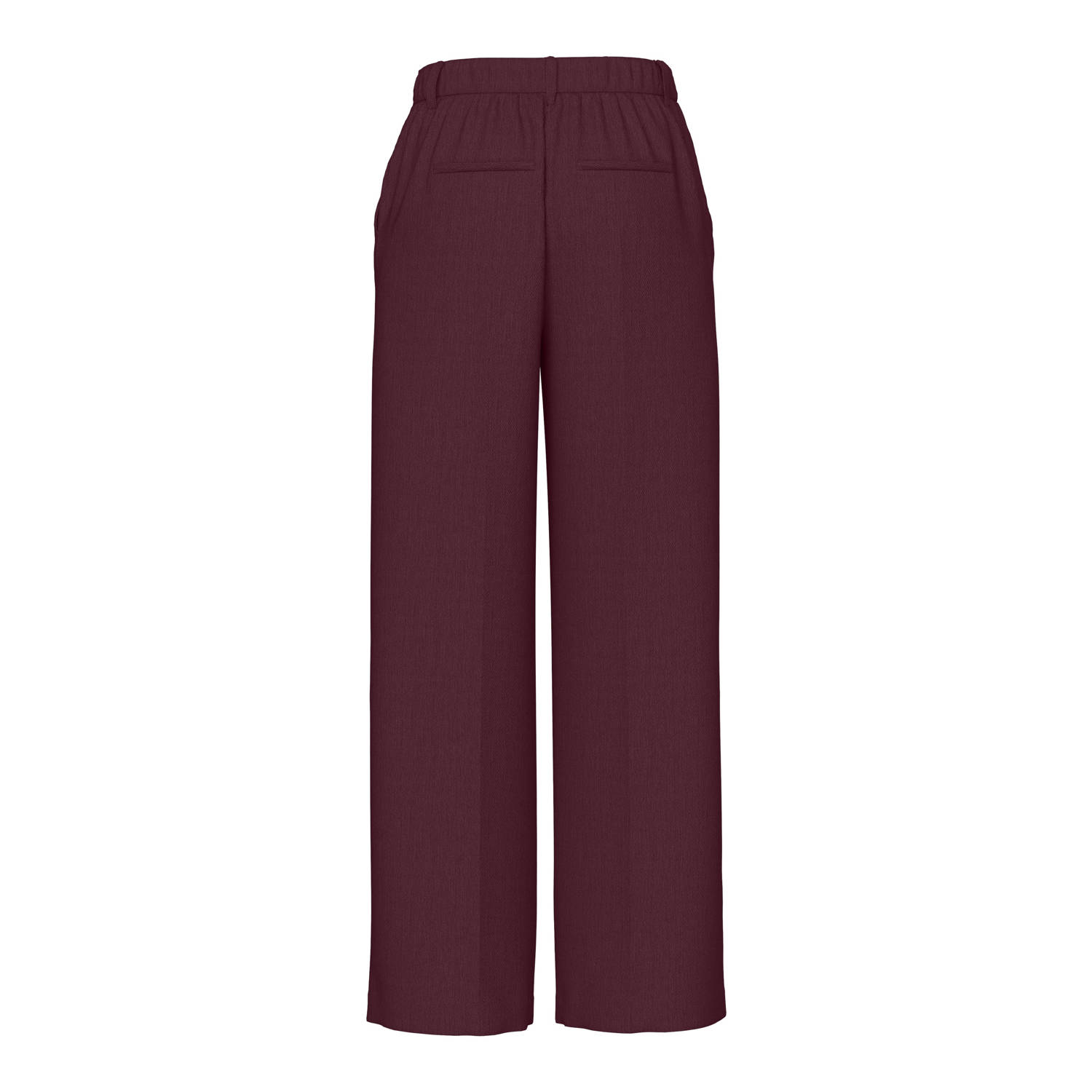 PIECES wide leg high waist casual broek