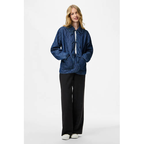 PIECES denim spijkerjas blauw afbeelding