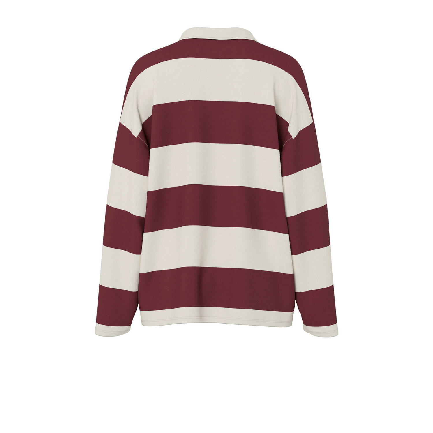 PIECES sweater donkerrood