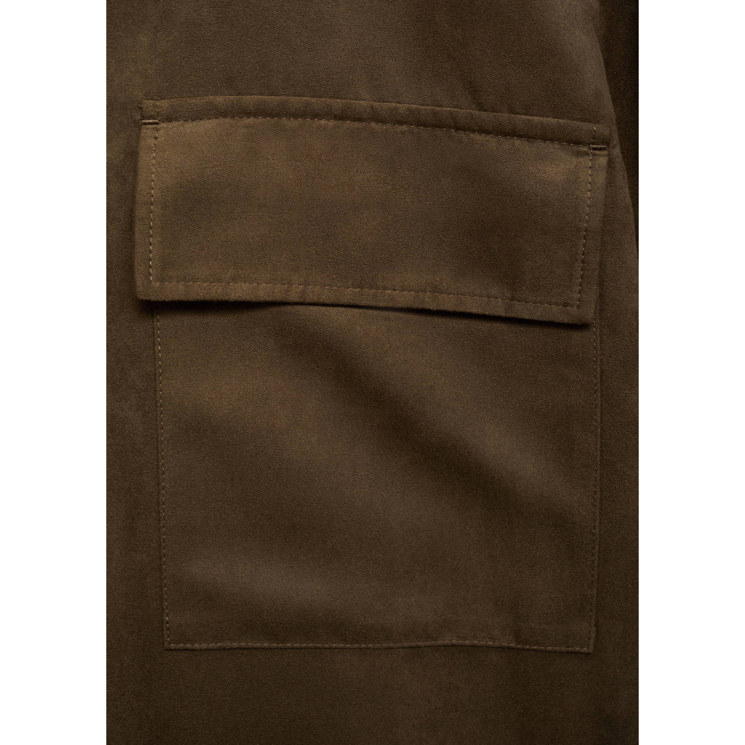Mango Man overshirt kaki