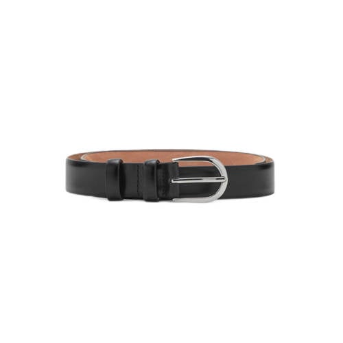 Mango Man leren riem zwart afbeelding