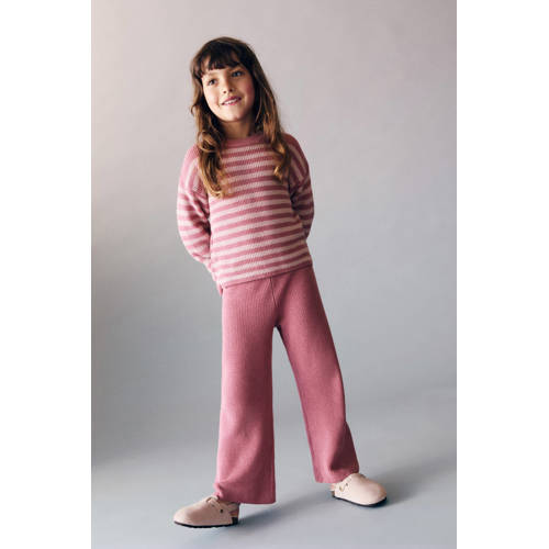 Mango Kids casual broek donkerrood afbeelding