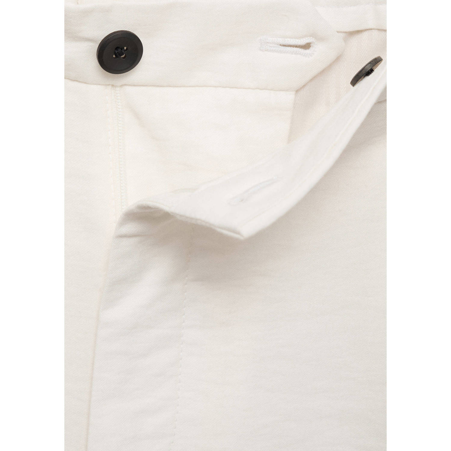 Mango Man rechtvallend casual broek ecru