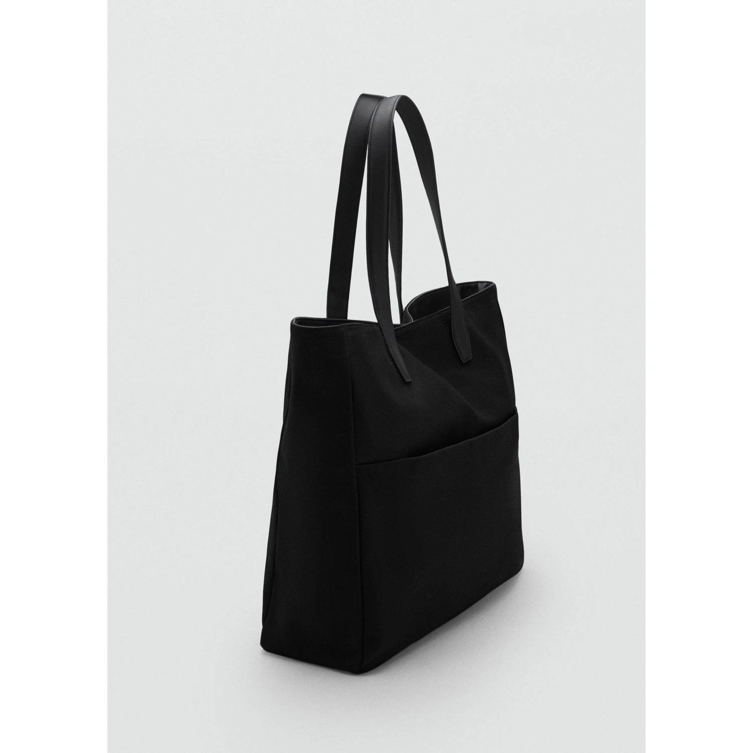 Mango Man shopper zwart