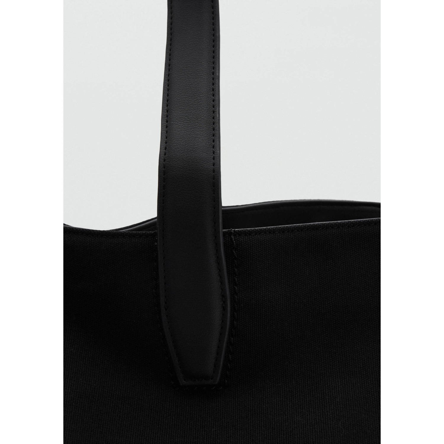 Mango Man shopper zwart