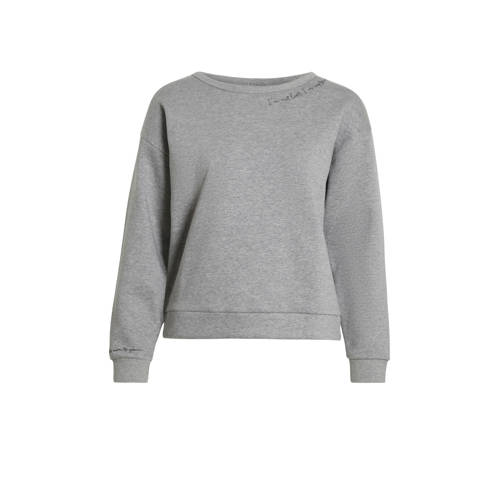 VILA sweater lichtgrijs afbeelding