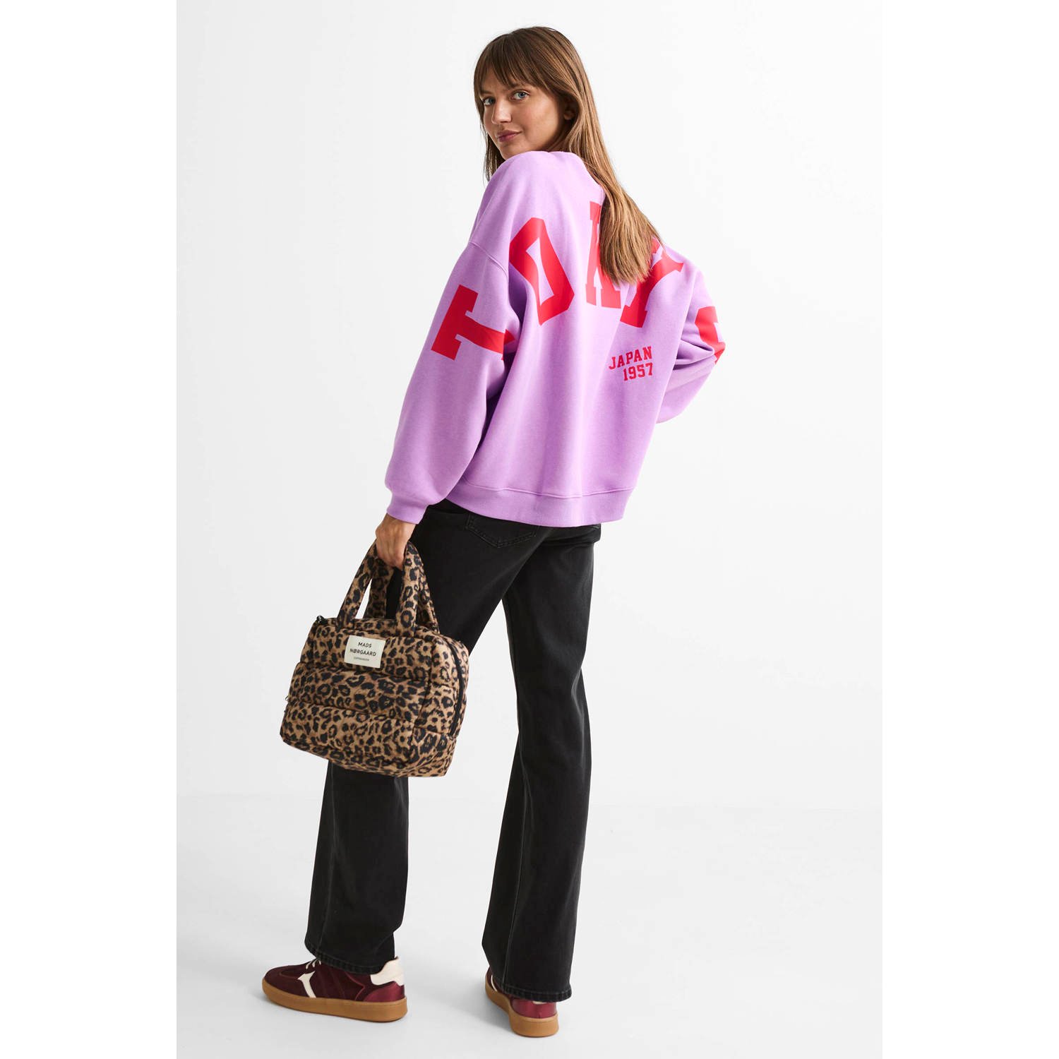 PIECES sweater lila