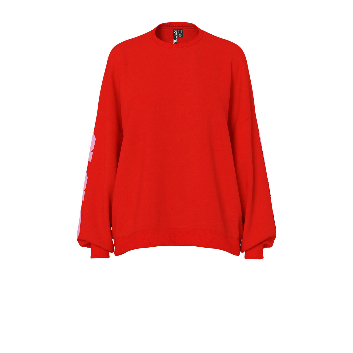 PIECES sweater rood