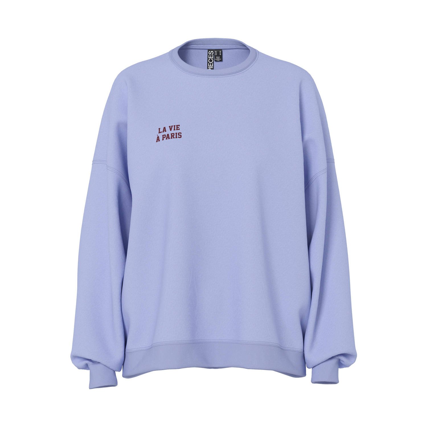 PIECES sweater blauw