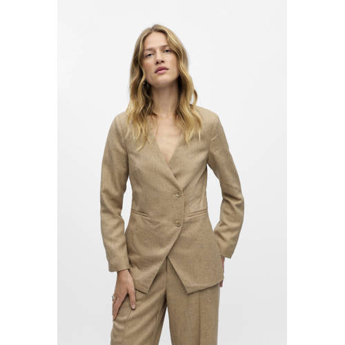 OBJECT getailleerde blazer beige afbeelding