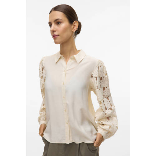 VERO MODA blouse crème afbeelding