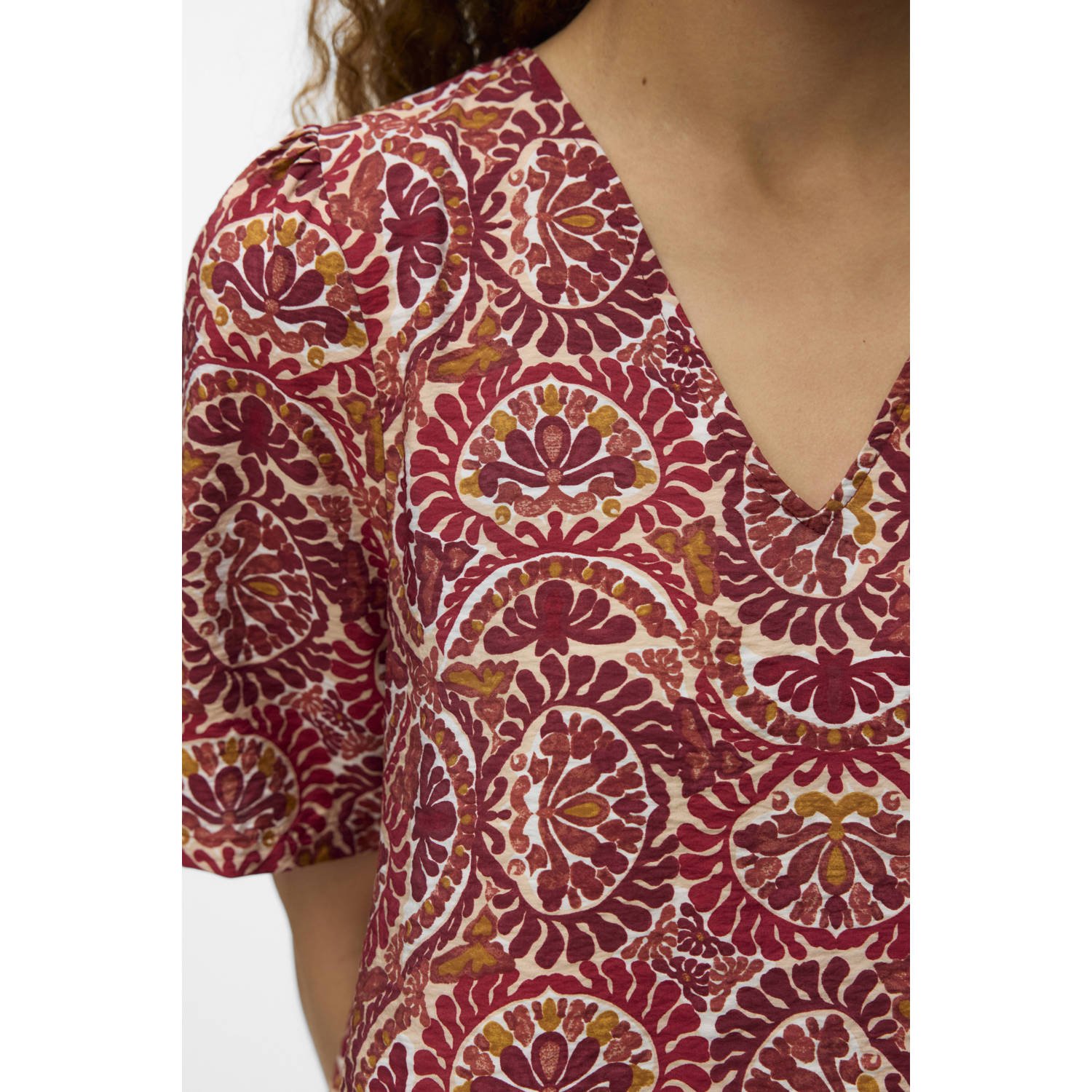 VERO MODA top roodbruin