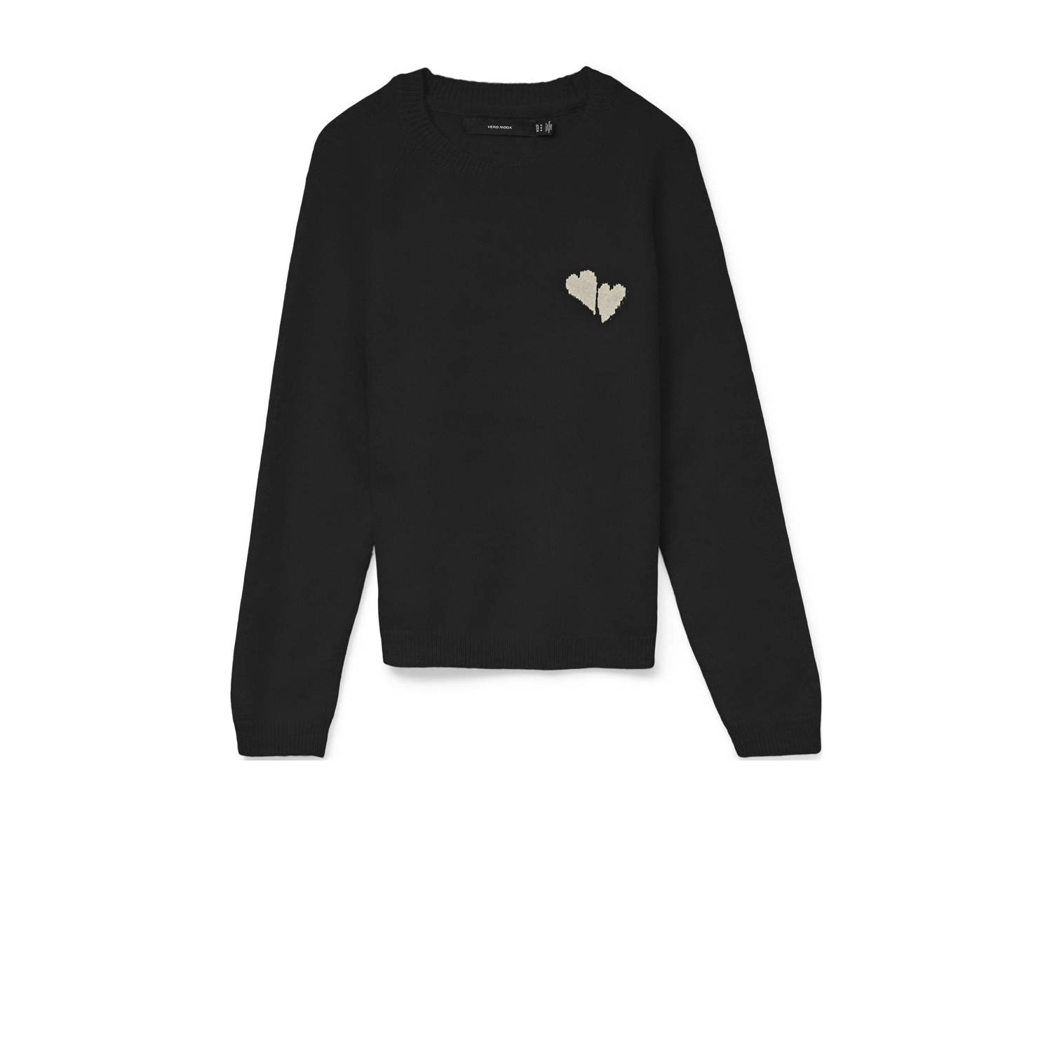 VERO MODA trui zwart gebreid