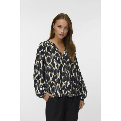 VERO MODA blouse donkergroen afbeelding