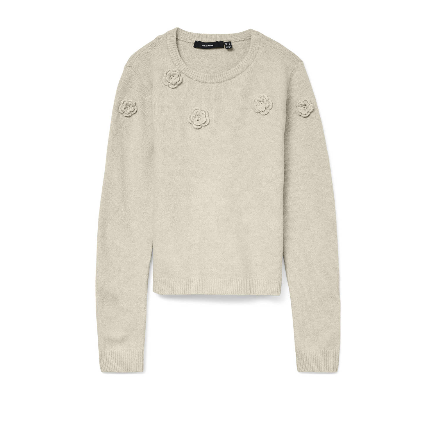 VERO MODA gebreide trui crème