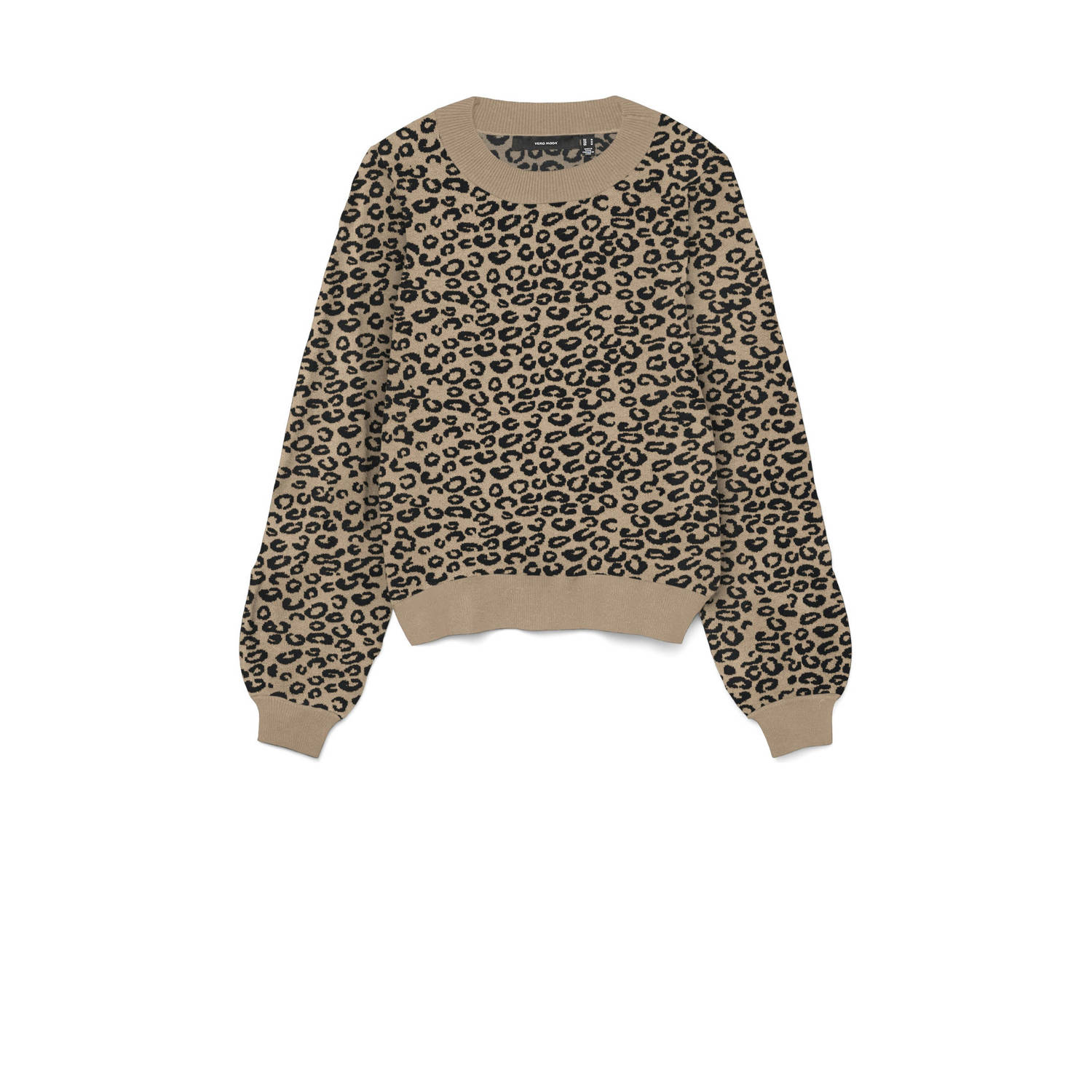 VERO MODA gebreide trui bruin