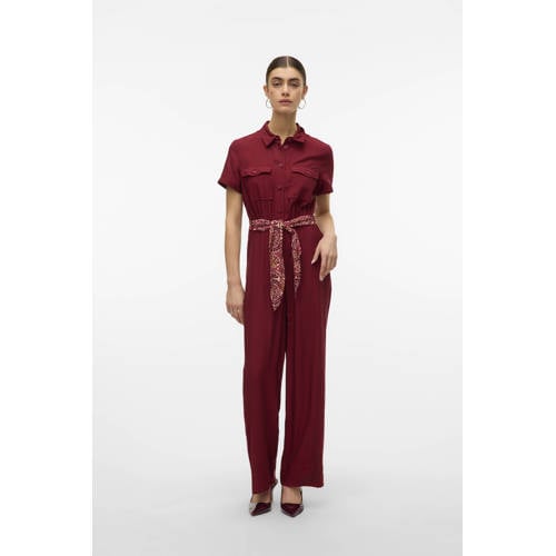 VERO MODA jumpsuit rood straight afbeelding