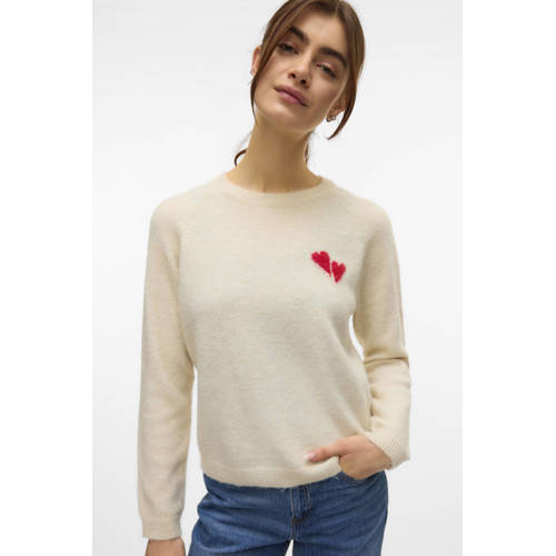 VERO MODA trui crème gebreid afbeelding