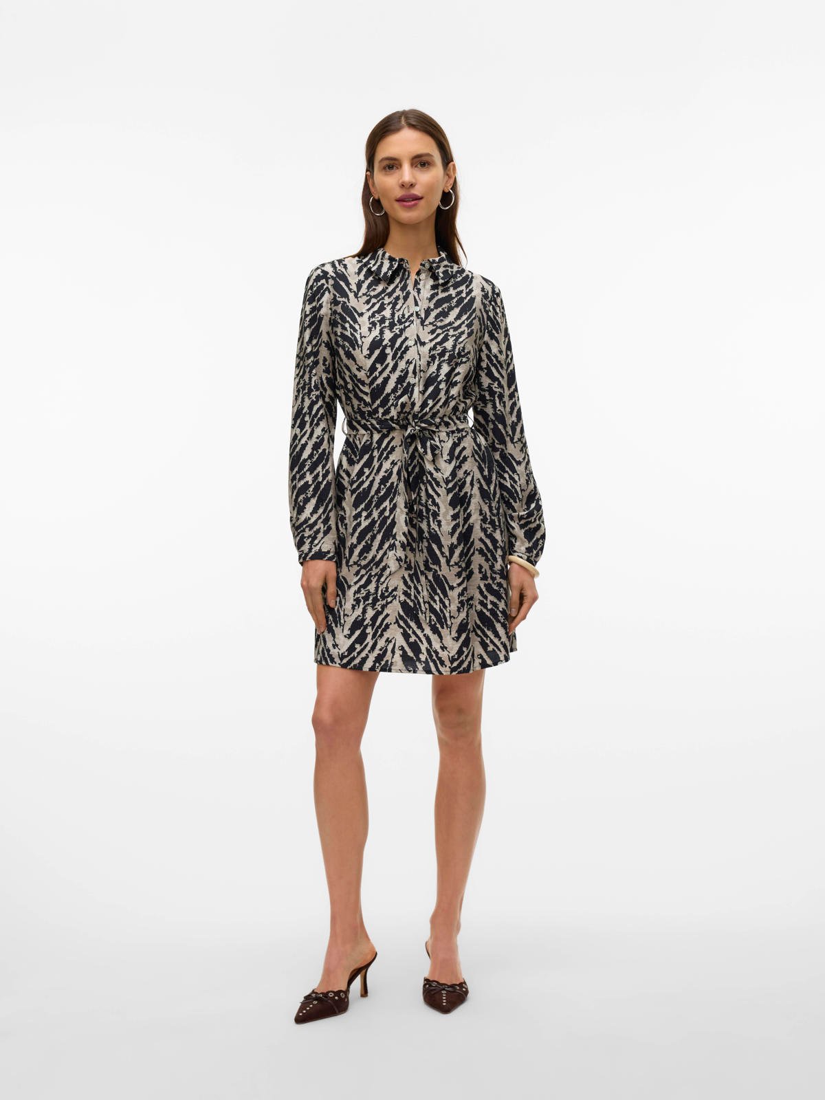 Vero Moda Blousejurk Blousejurk Lange Mouw VERO MODA Blousejurk