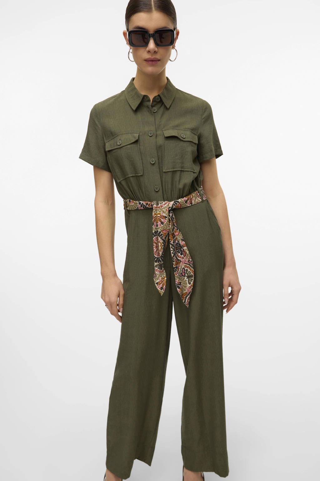 VERO MODA jumpsuit groen straight