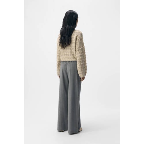 OBJECT wide leg regular waist pantalon afbeelding