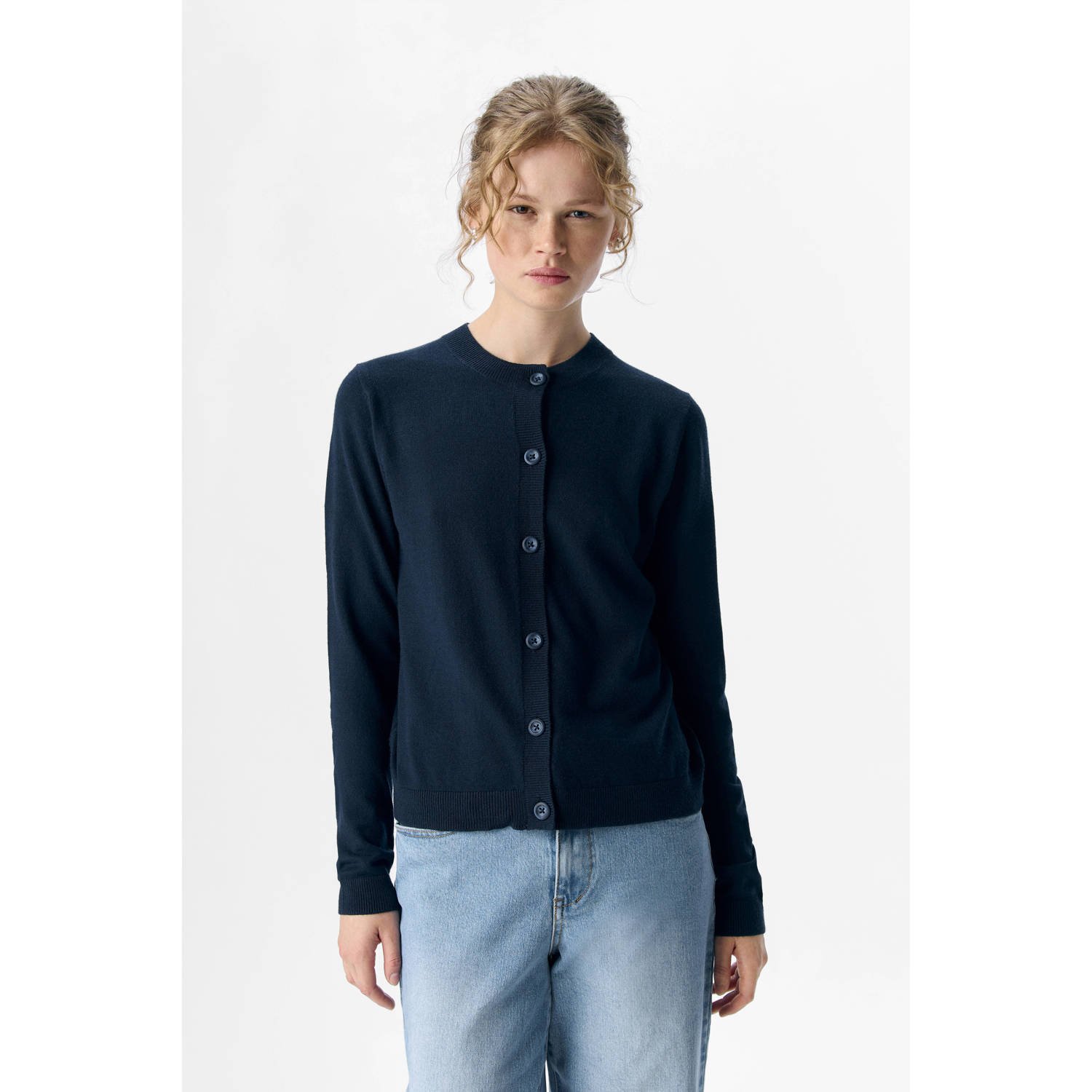 OBJECT vest gebreid