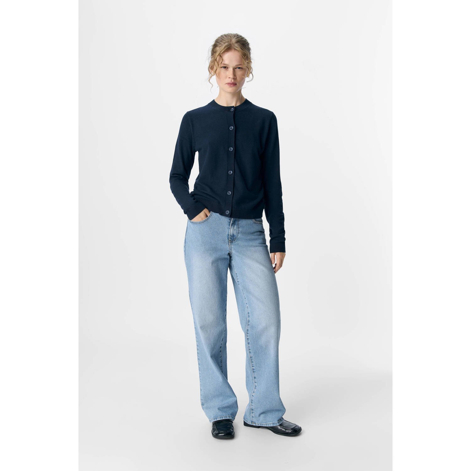 OBJECT vest gebreid