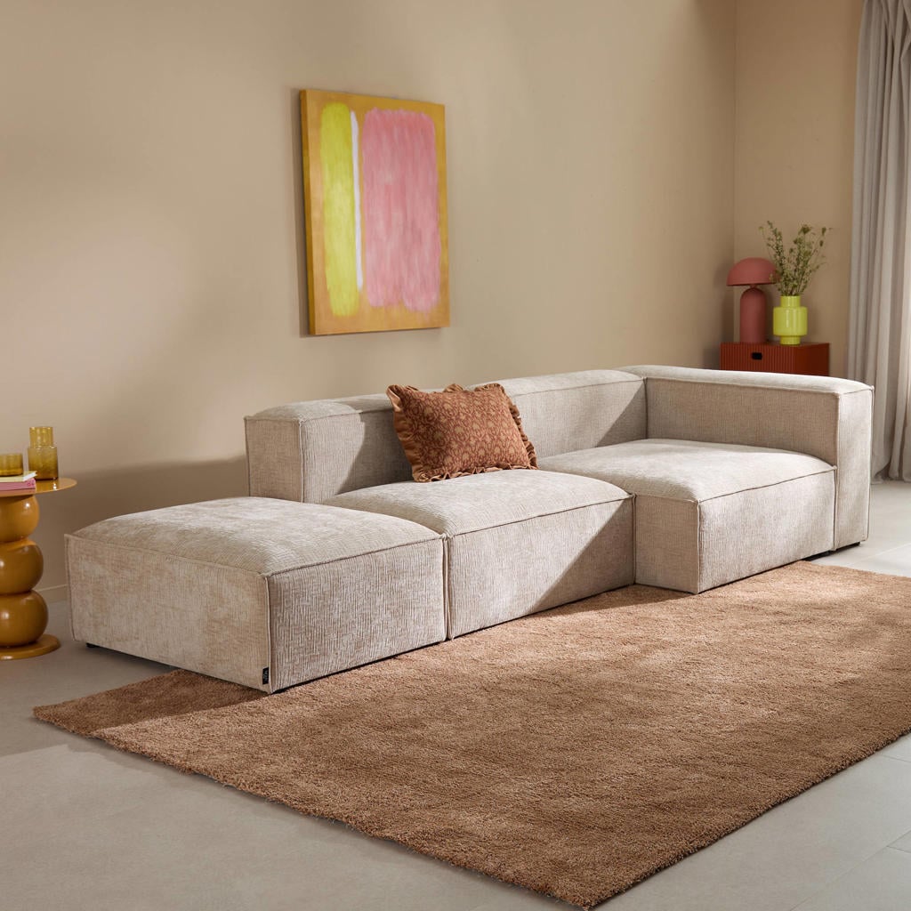 NOUS Living hoekbank Igor - beige