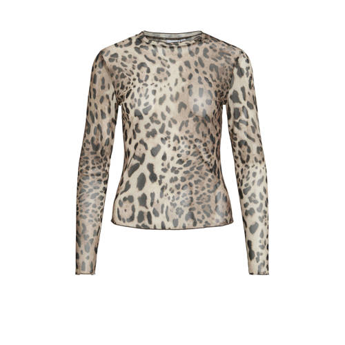 VILA mesh top beige afbeelding