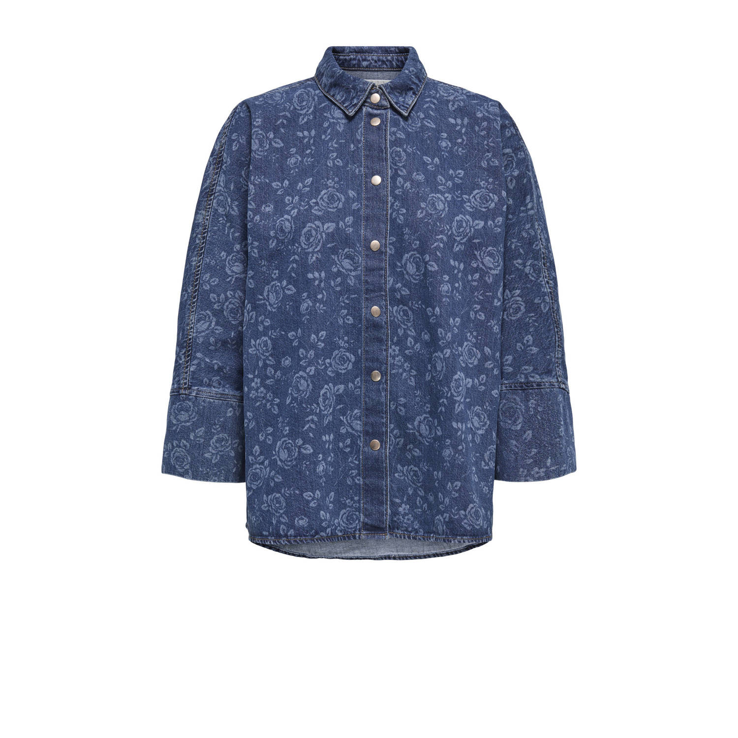 ONLY denim blouse medium blue denim