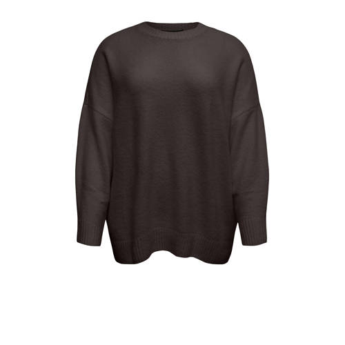 VERO MODA CURVE gebreide trui bruin afbeelding