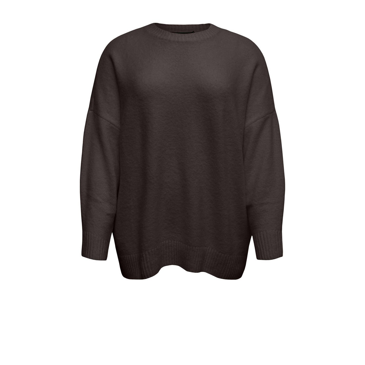VERO MODA CURVE gebreide trui bruin