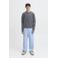 JACK & JONES JUNIOR pullover grijs melange gebreid