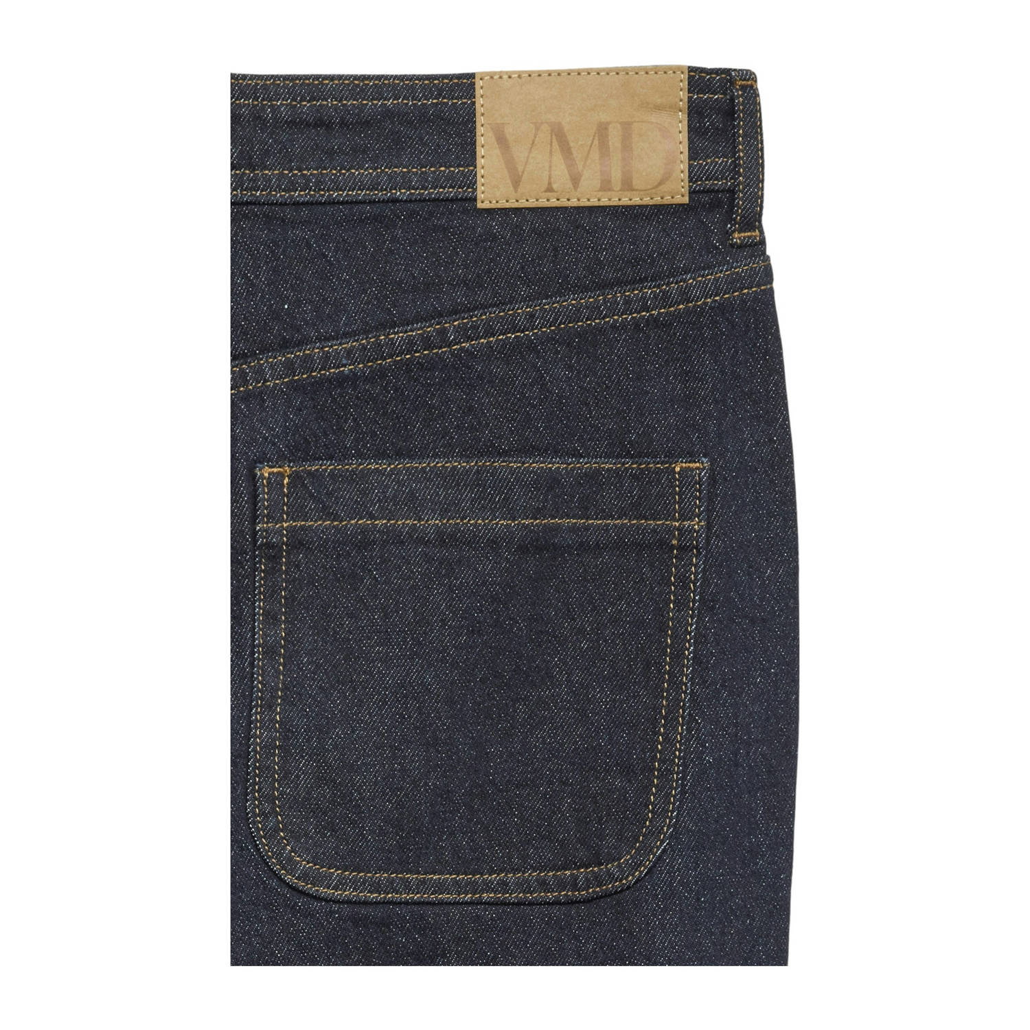 VERO MODA high waist wide leg jeans dark blue denim