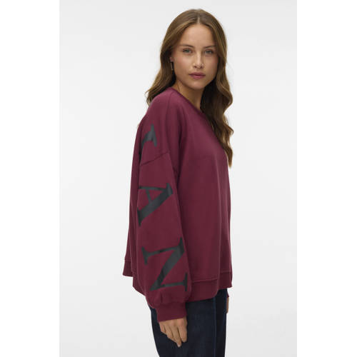 VERO MODA sweater donkerrood afbeelding