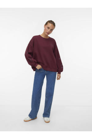 sweater donkerrood