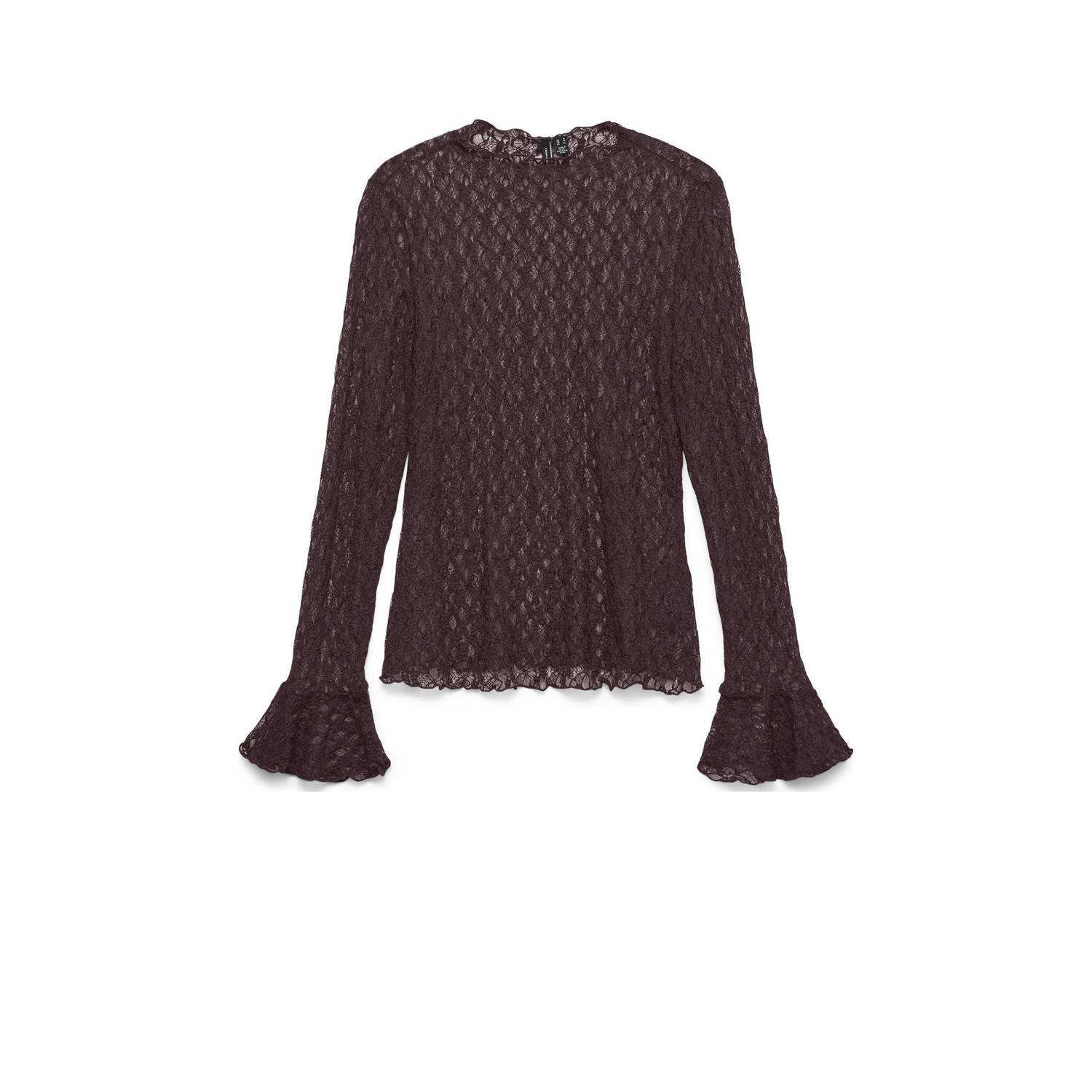 VERO MODA top donkerrood