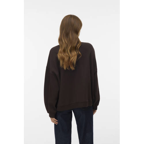 VERO MODA sweater donkerbruin afbeelding