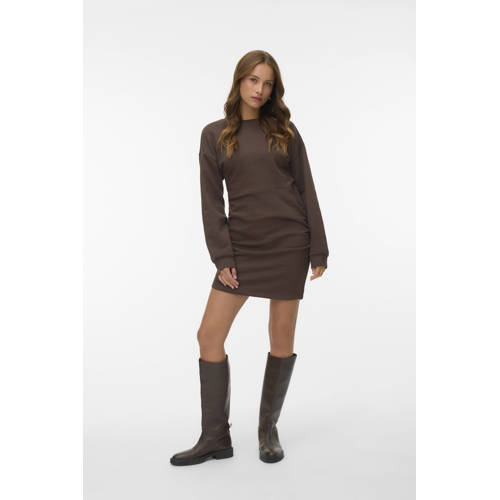 VERO MODA sweatjurk donkerbruin afbeelding