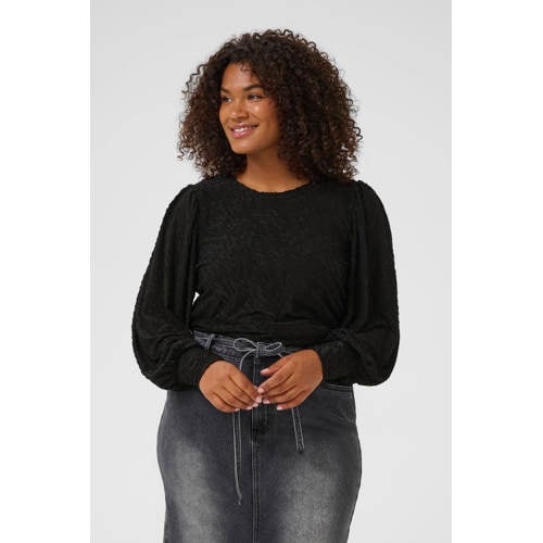 Kaffe Curve top zwart afbeelding