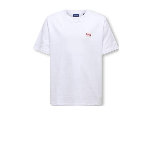 ONLY & SONS JUNIOR T-shirt wit afbeelding