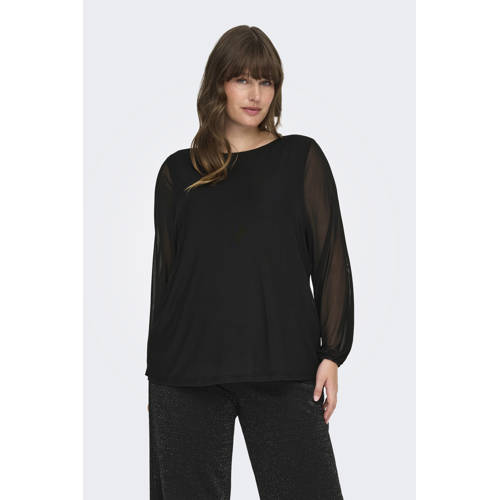 ONLY CARMAKOMA top zwart afbeelding