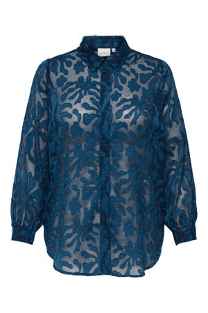 blouse blauw