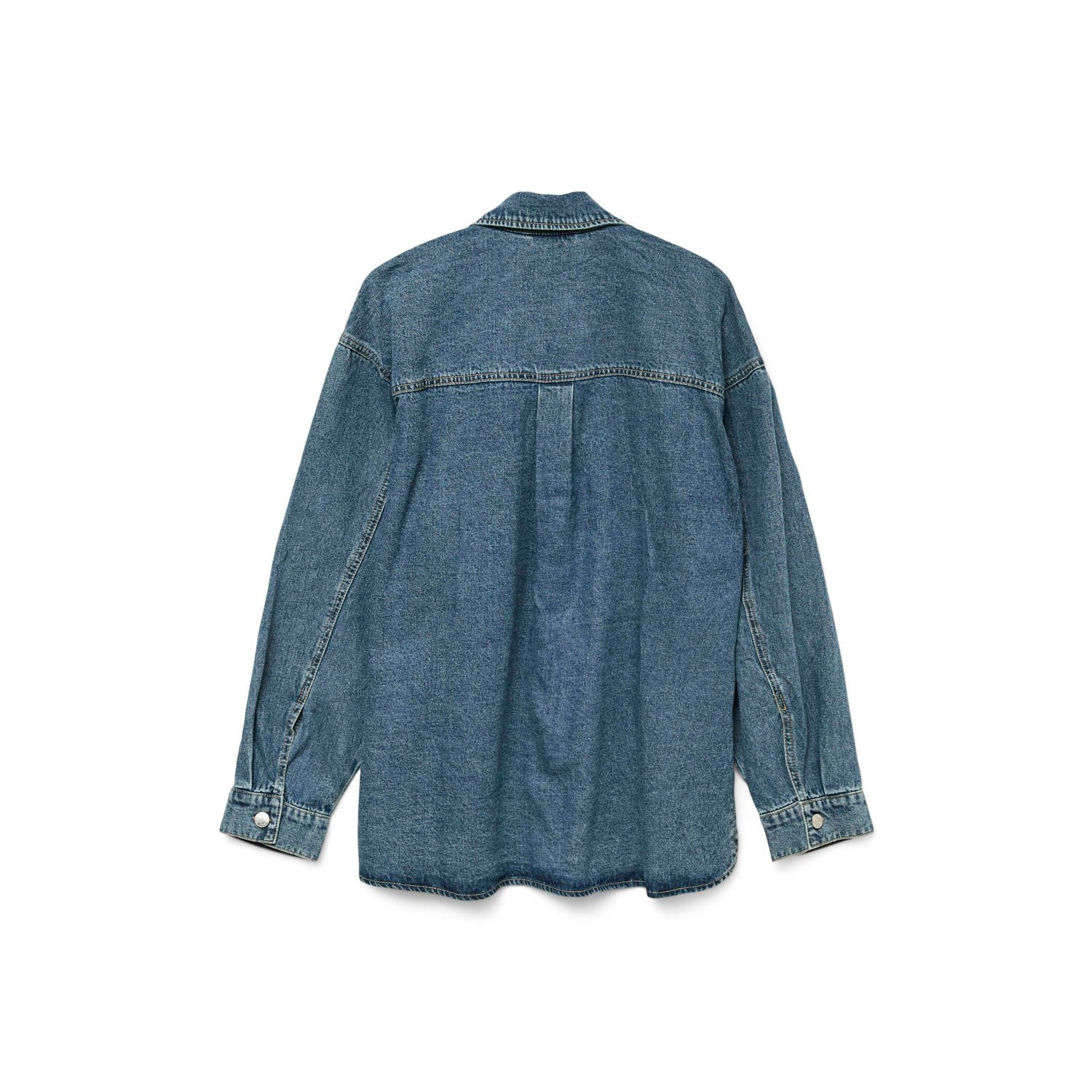 VERO MODA denim blouse medium blue denim
