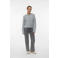 VERO MODA x Wehkamp wollen gebreid vest grijs melange