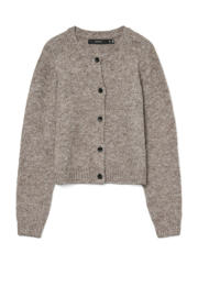 thumbnail: VERO MODA wollen gebreid vest lichtbruin