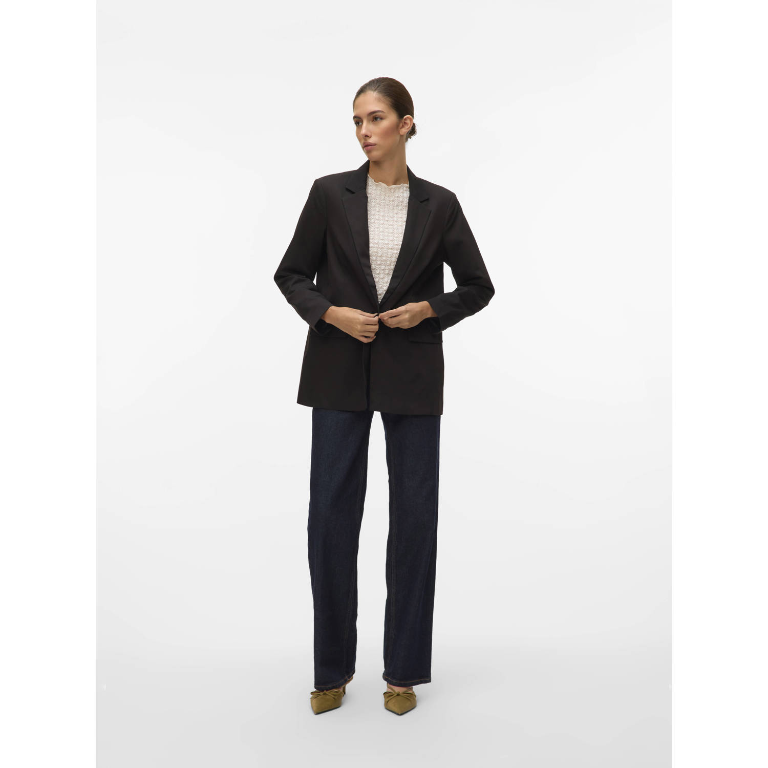 VERO MODA getailleerde blazer zwart