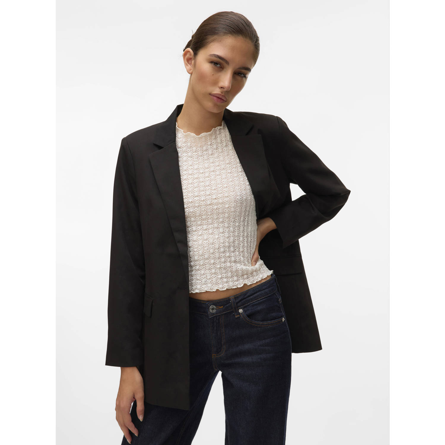 VERO MODA getailleerde blazer zwart